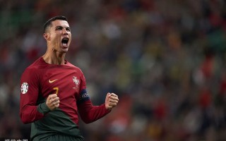 雷速官网-葡萄牙前锋C罗创造历史，连续五场进球率领葡萄牙晋级
