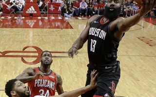 雷速-火箭客场大胜鹈鹕，哈登数据全面