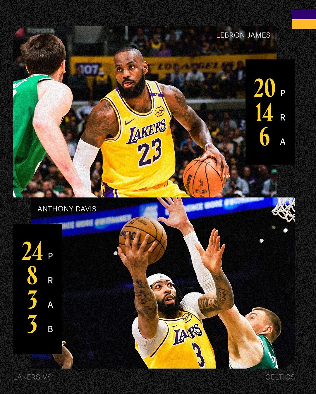 雷速直播-詹姆斯面对老东家，砍下三双助湖人取得胜利-第2张图片-雷速官网